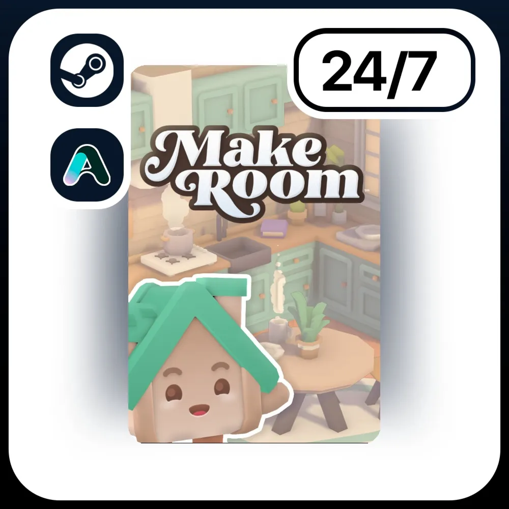 АВТО MAKEROOM \ STEAM ПОДАРКОМ ДЛЯ KZ | RU | UA | CIS 24/7