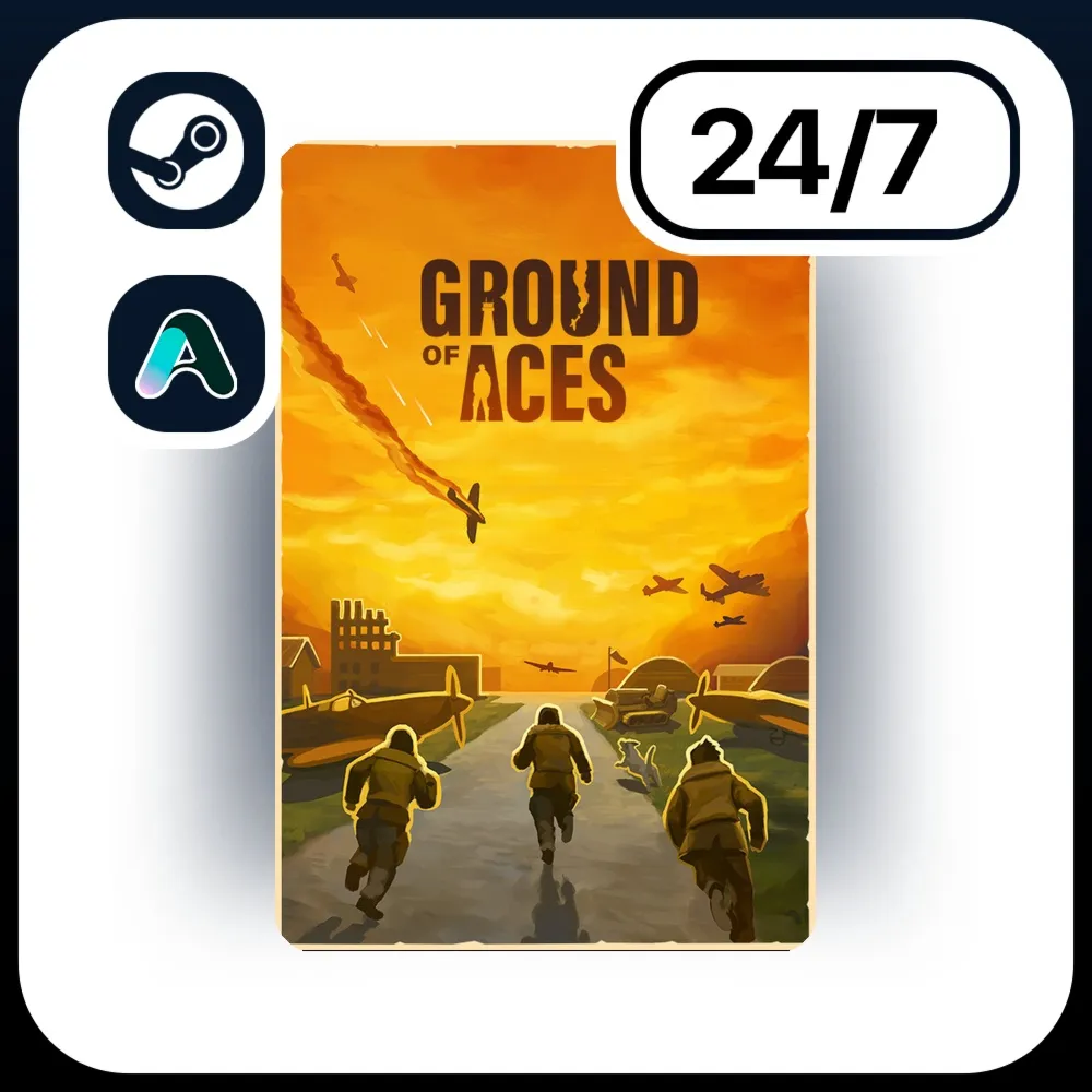 АВТО GROUND OF ACES \ STEAM ПОДАРКОМ ДЛЯ KZ | RU | UA | CIS 24/7