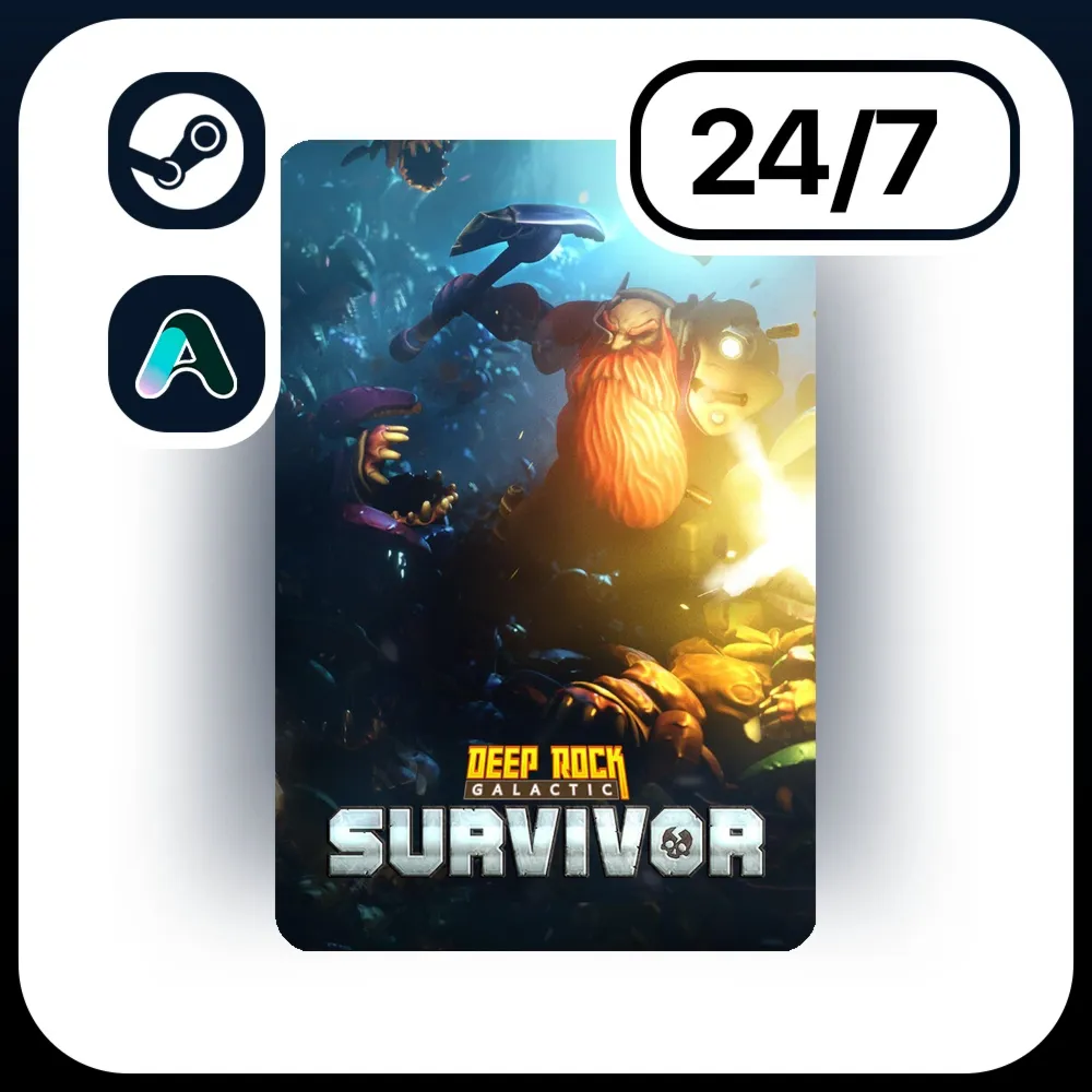 АВТО DEEP ROCK GALACTIC: SURVIVOR \ STEAM ПОДАРКОМ ДЛЯ KZ | RU | UA | CIS 24/7