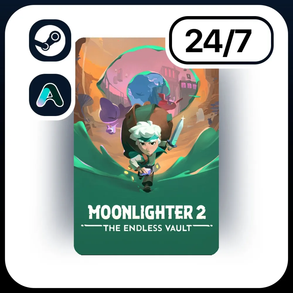 АВТО MOONLIGHTER 2: THE ENDLESS VAULT \ STEAM ПОДАРКОМ ДЛЯ KZ | RU | UA | CIS 24/7