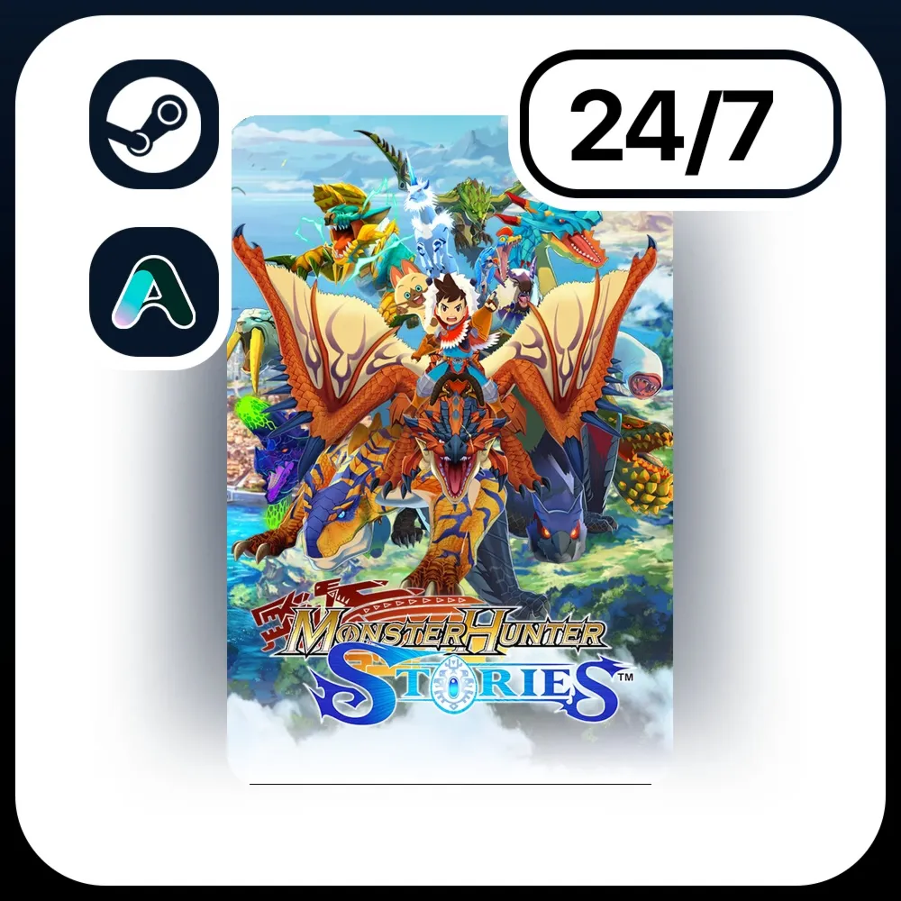 АВТО MONSTER HUNTER STORIES \ STEAM ПОДАРКОМ ДЛЯ KZ | UA | CIS 24/7