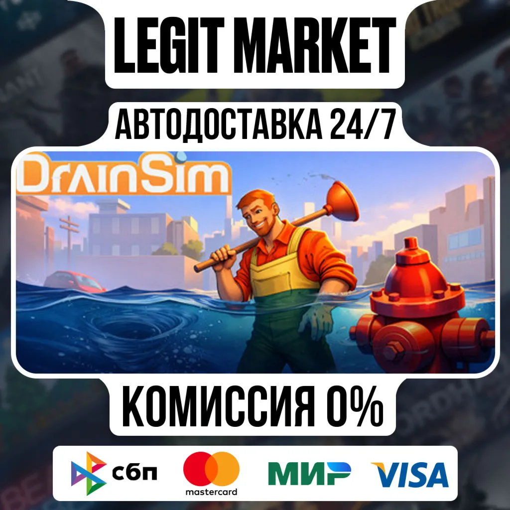 DrainSim / Steam АВТО / РУ + МИР