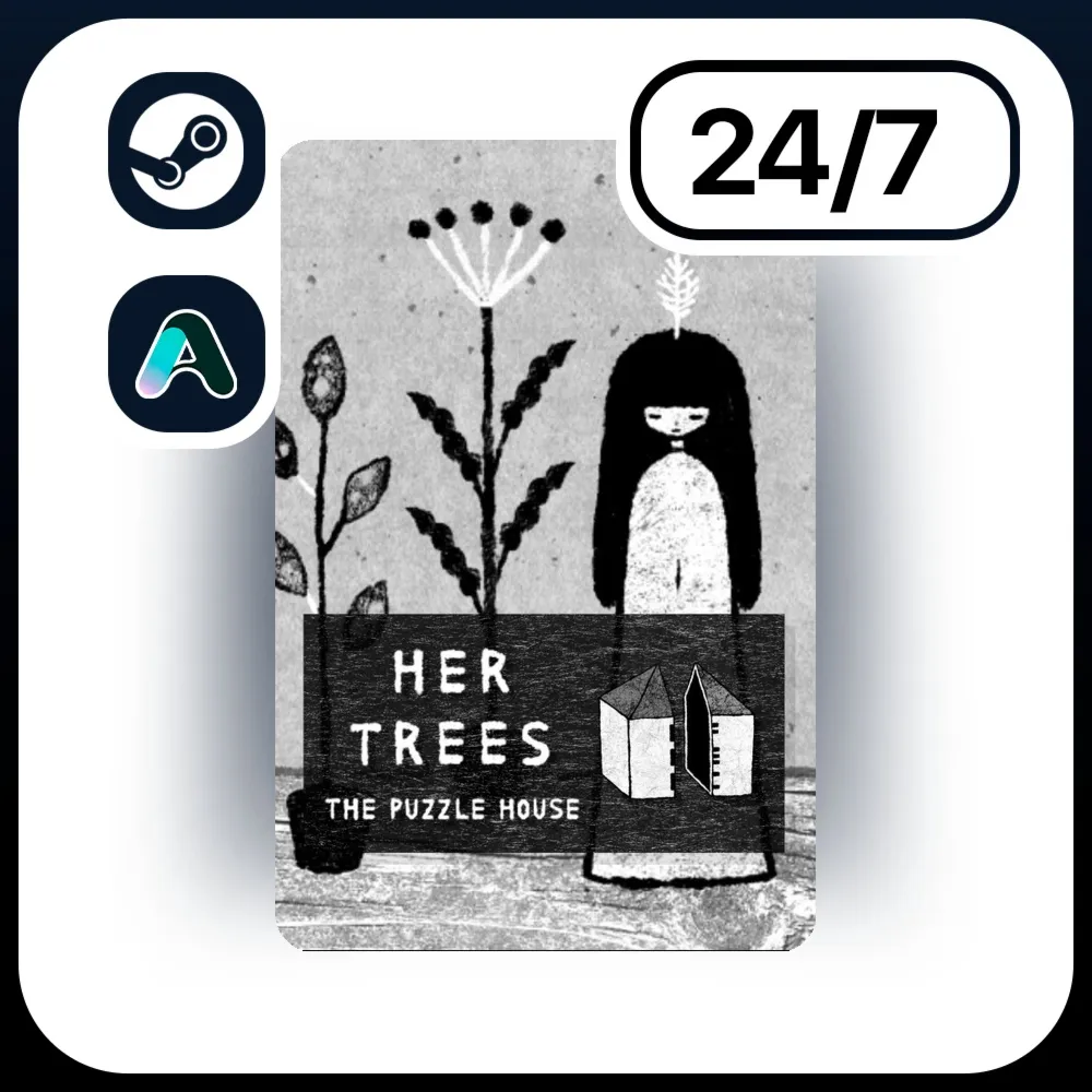 АВТО HER TREES : THE PUZZLE HOUSE \ STEAM ПОДАРКОМ ДЛЯ KZ | RU | UA | CIS 24/7