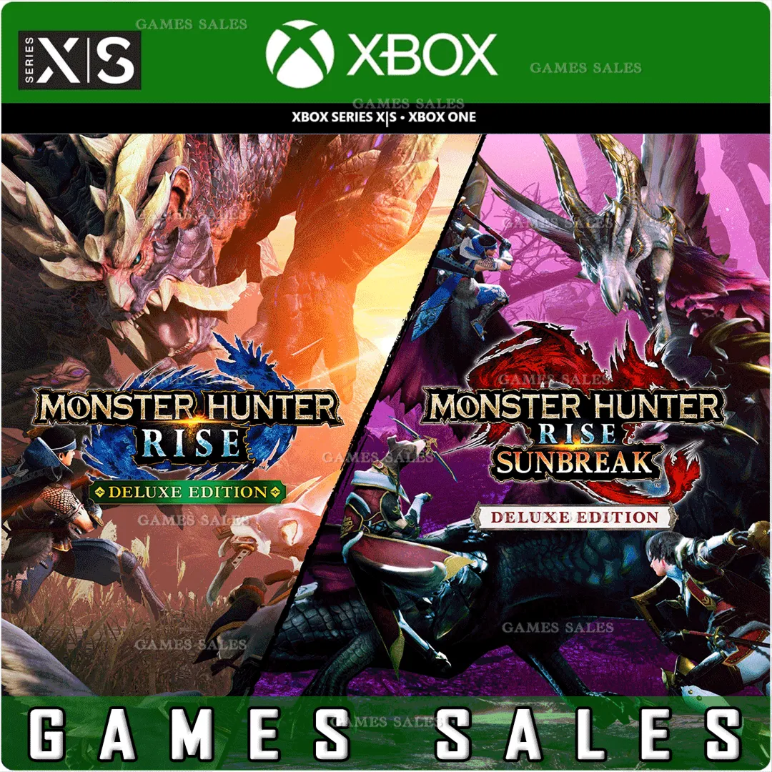 ️MONSTER HUNTER RISE + SUNBREAK DELUXE️XBOX ONE|XS+PCКЛЮЧ