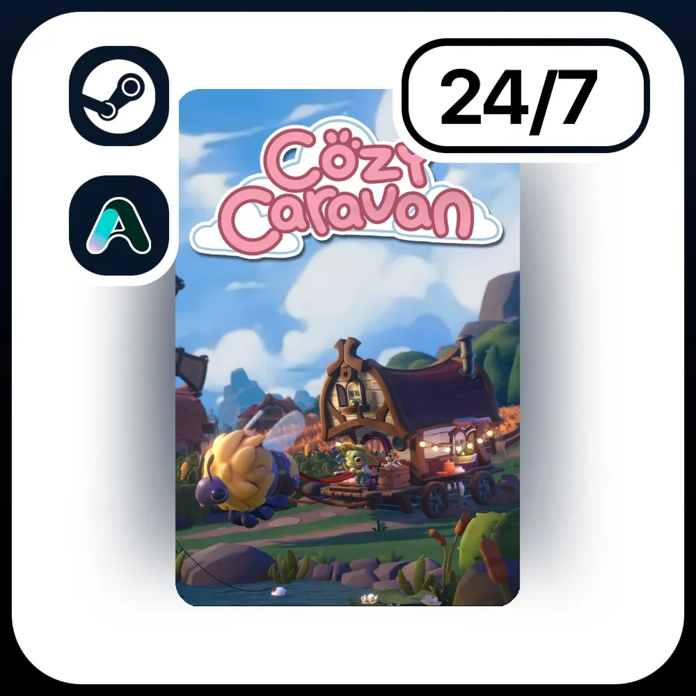 АВТО COZY CARAVAN \ STEAM ПОДАРКОМ ДЛЯ KZ | RU | UA | CIS 24/7