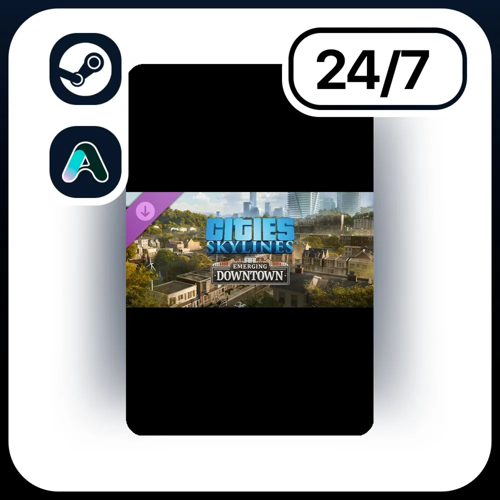 АВТО CITIES: SKYLINES - CONTENT CREATOR PACK: EMERGING DOWNTOWN \ STEAM ПОДАРКОМ ДЛЯ