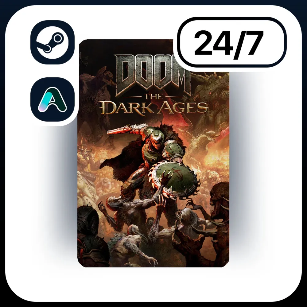 АВТО DOOM: THE DARK AGES \ STEAM ПОДАРКОМ ДЛЯ KZ | UA | CIS 24/7