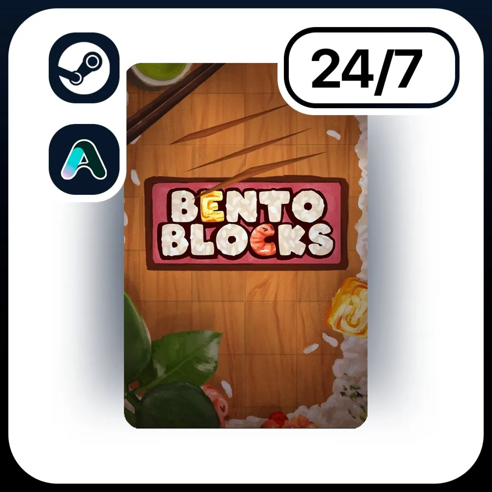 АВТО BENTO BLOCKS \ STEAM ПОДАРКОМ ДЛЯ KZ | RU | UA | CIS 24/7