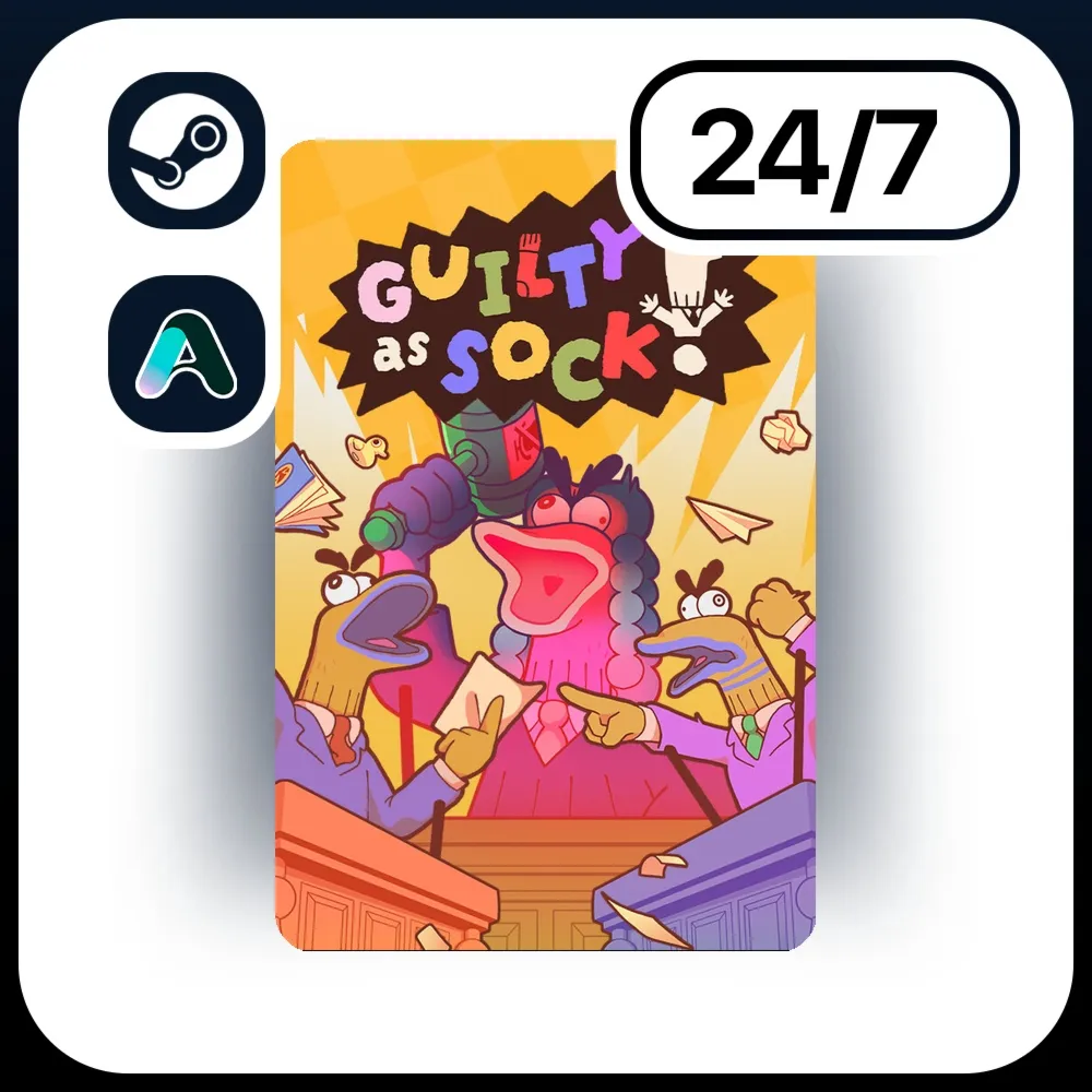 АВТО GUILTY AS SOCK! \ STEAM ПОДАРКОМ ДЛЯ KZ | RU | UA | CIS 24/7