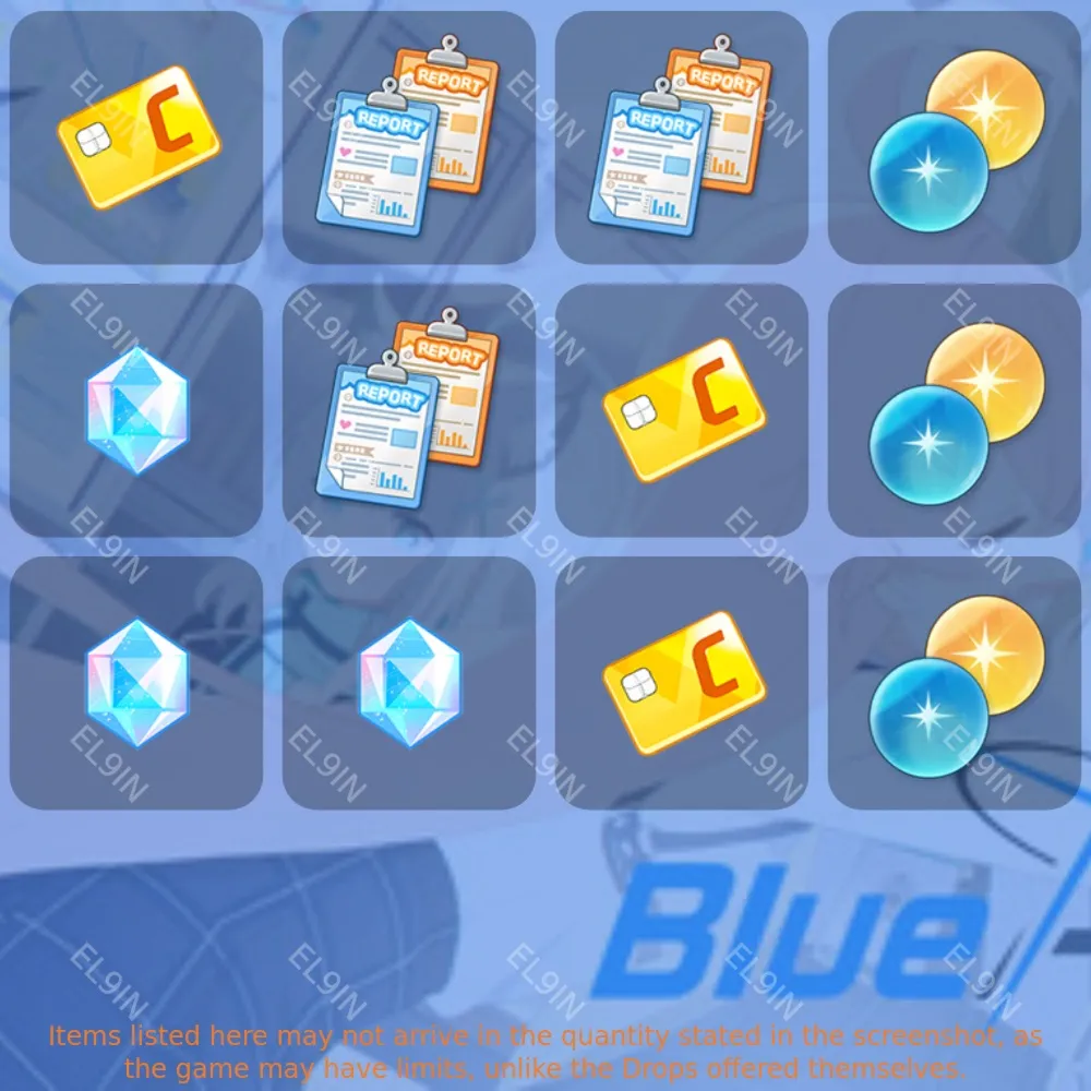 Blue ArchiveТвич Дропсы12 предметов + 