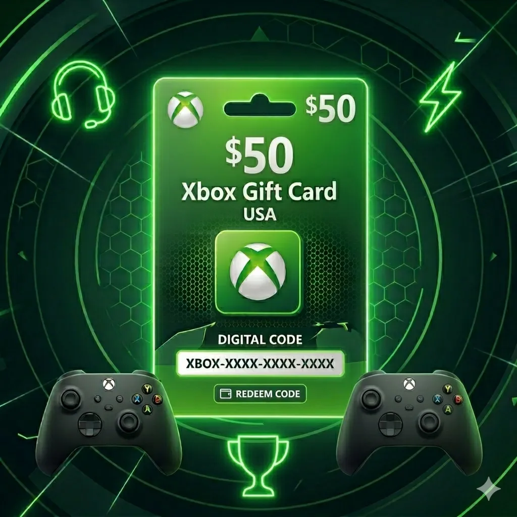 Xbox Gift Card / 50 USD / USA Accounts only / fast delivery
