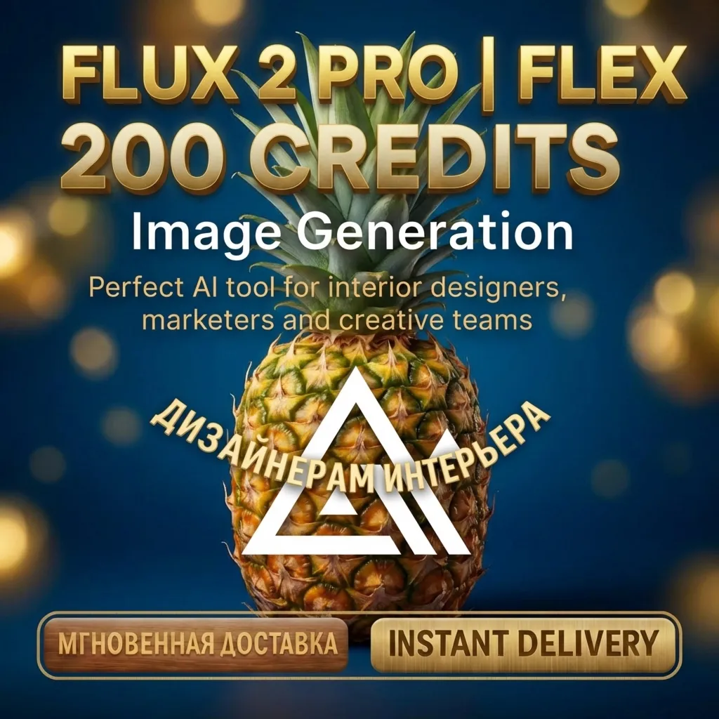 Flux 2 Pro | Flex — 200 Кредитов для генерации изображений