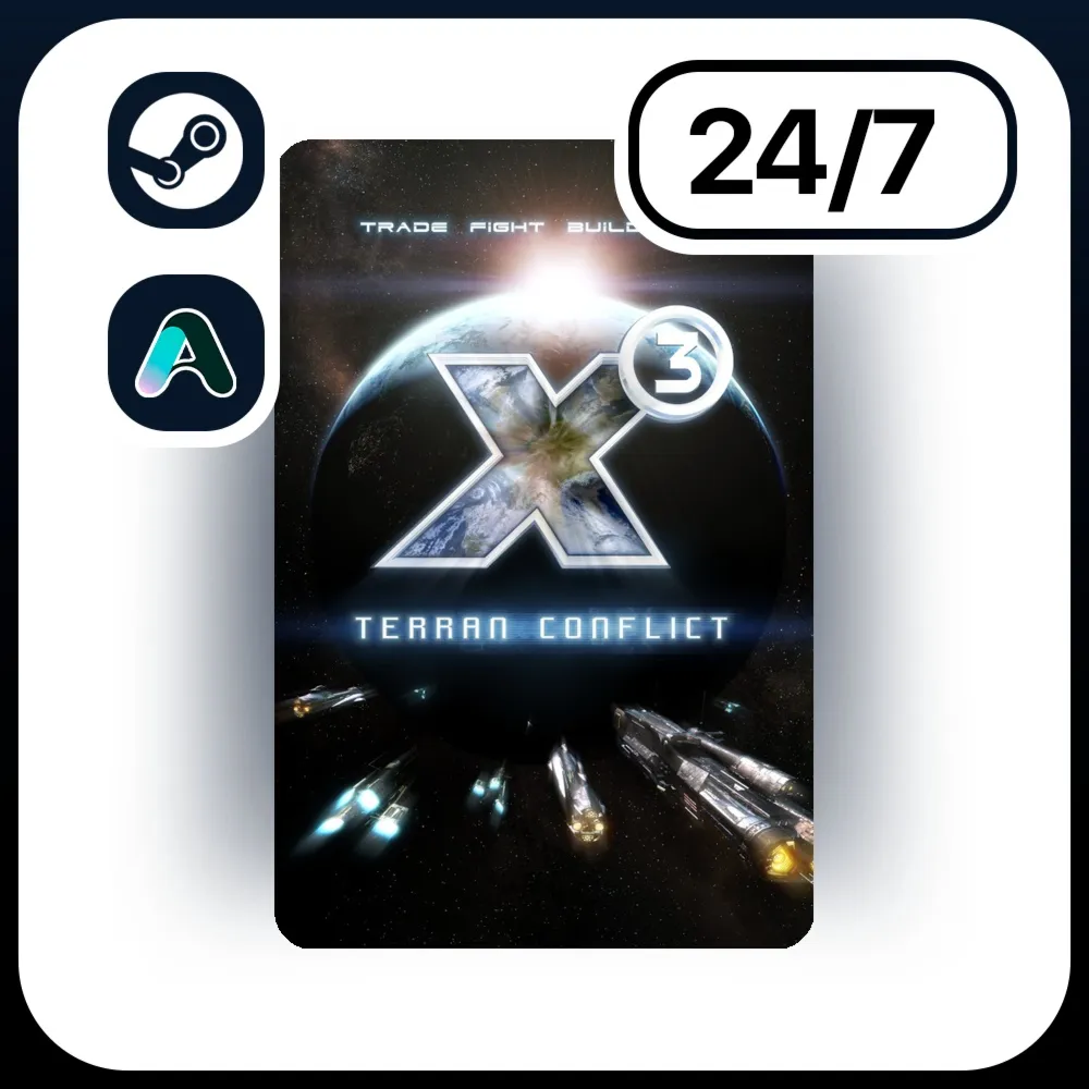 АВТО X3: TERRAN CONFLICT \ STEAM ПОДАРКОМ ДЛЯ KZ | RU | UA | CIS 24/7