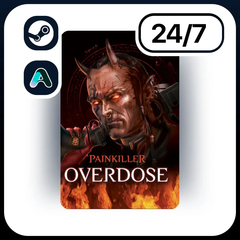 АВТО PAINKILLER OVERDOSE \ STEAM ПОДАРКОМ ДЛЯ KZ | UA | CIS 24/7