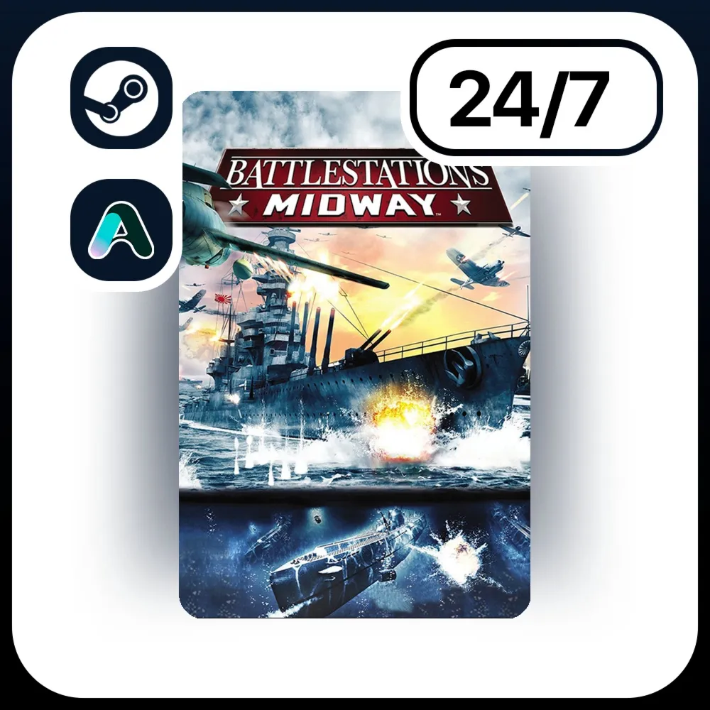 АВТО BATTLESTATIONS: MIDWAY \ STEAM ПОДАРКОМ ДЛЯ KZ | UA | CIS 24/7