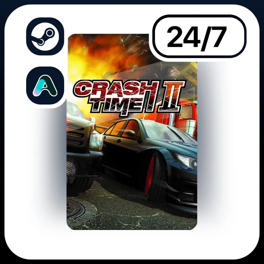 АВТО CRASH TIME 2 \ STEAM ПОДАРКОМ ДЛЯ KZ | RU | UA | CIS 24/7