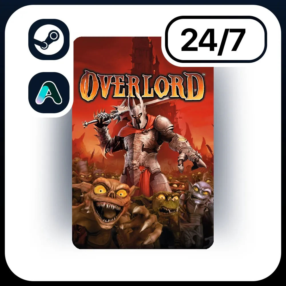 АВТО OVERLORD \ STEAM ПОДАРКОМ ДЛЯ KZ | UA | CIS 24/7