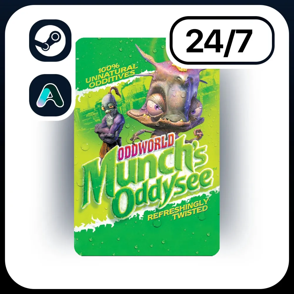 АВТО ODDWORLD: MUNCH'S ODDYSEE \ STEAM ПОДАРКОМ ДЛЯ KZ | RU | UA | CIS 24/7