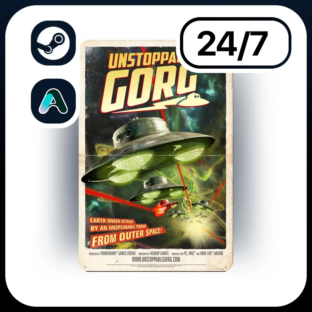 АВТО UNSTOPPABLE GORG \ STEAM ПОДАРКОМ ДЛЯ KZ | UA | CIS 24/7