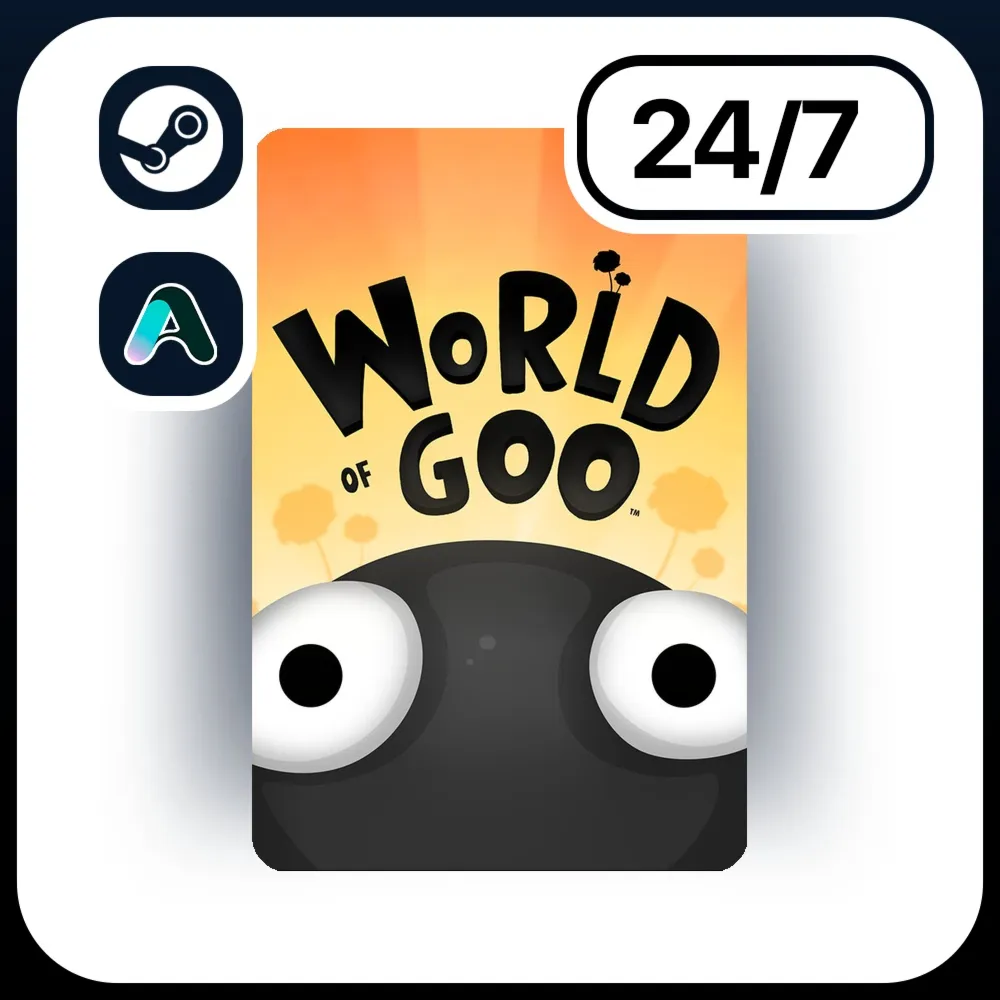 АВТО WORLD OF GOO \ STEAM ПОДАРКОМ ДЛЯ KZ | RU | UA | CIS 24/7