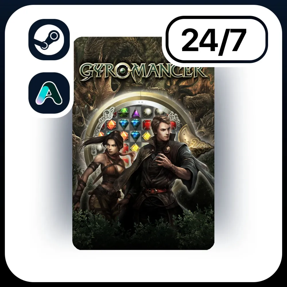 АВТО GYROMANCER \ STEAM ПОДАРКОМ ДЛЯ KZ | UA | CIS 24/7