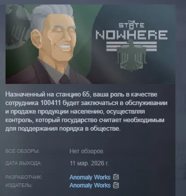 The State of Nowhere АВТОДОСТАВКА STEAM РОССИЯ