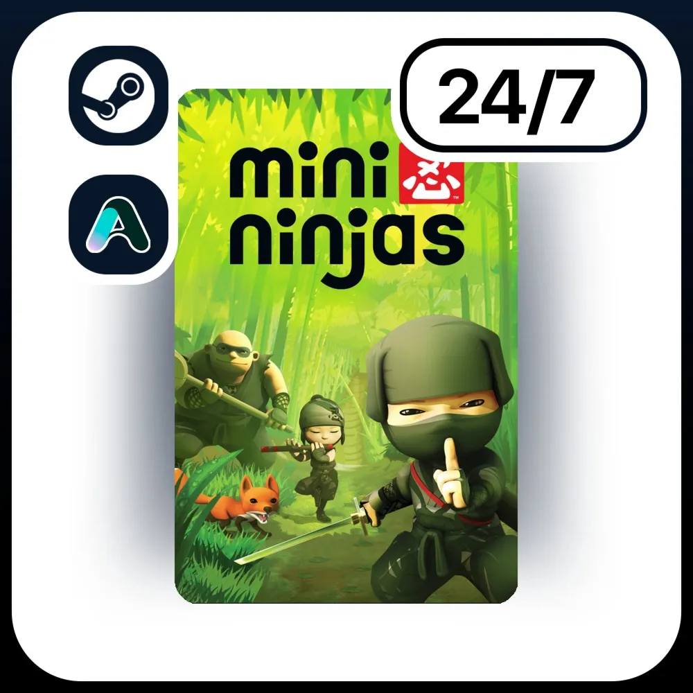 АВТО MINI NINJAS \ STEAM ПОДАРКОМ ДЛЯ KZ | UA | CIS 24/7