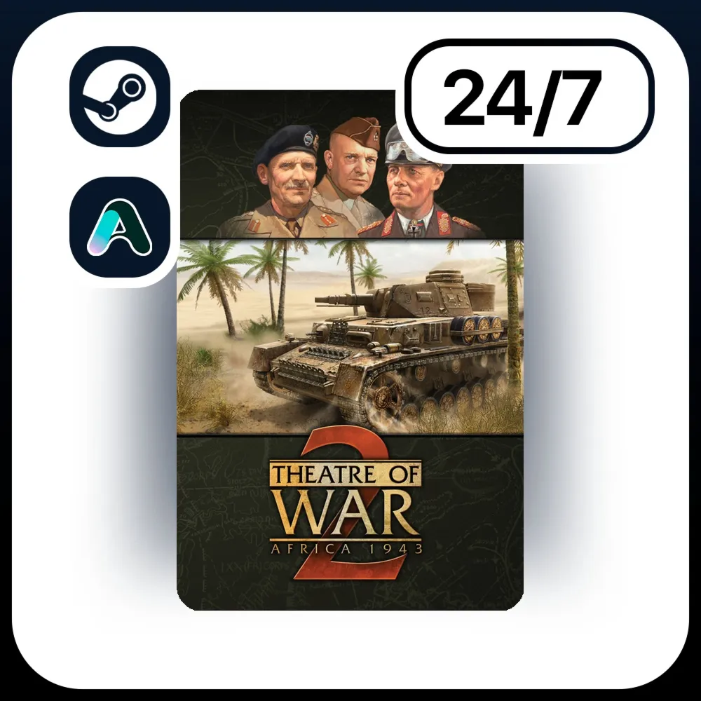 АВТО THEATRE OF WAR 2: AFRICA 1943 \ STEAM ПОДАРКОМ ДЛЯ KZ | RU | UA | CIS 24/7