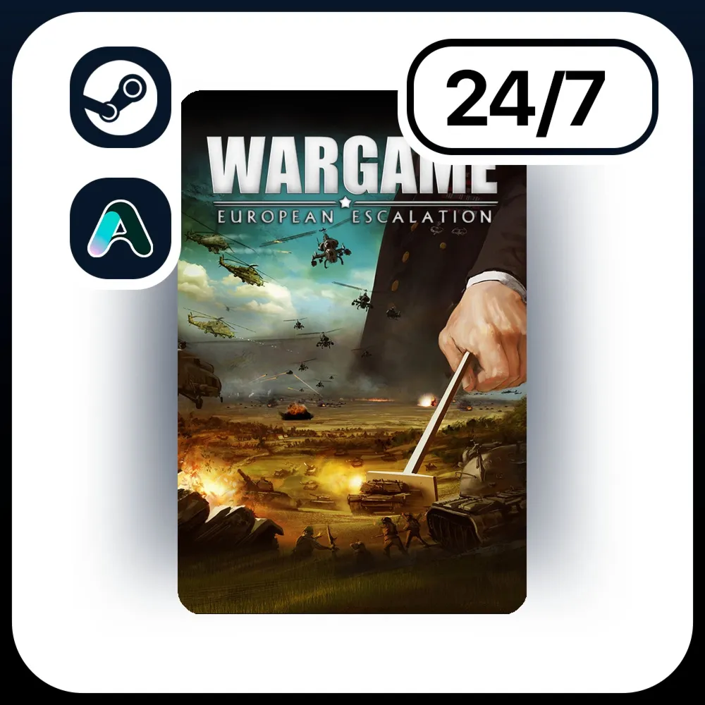 АВТО WARGAME: EUROPEAN ESCALATION \ STEAM ПОДАРКОМ ДЛЯ KZ | RU | UA | CIS 24/7