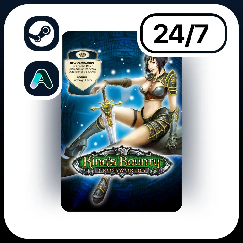 АВТО KING'S BOUNTY: CROSSWORLDS \ STEAM ПОДАРКОМ ДЛЯ KZ | RU | UA | CIS 24/7