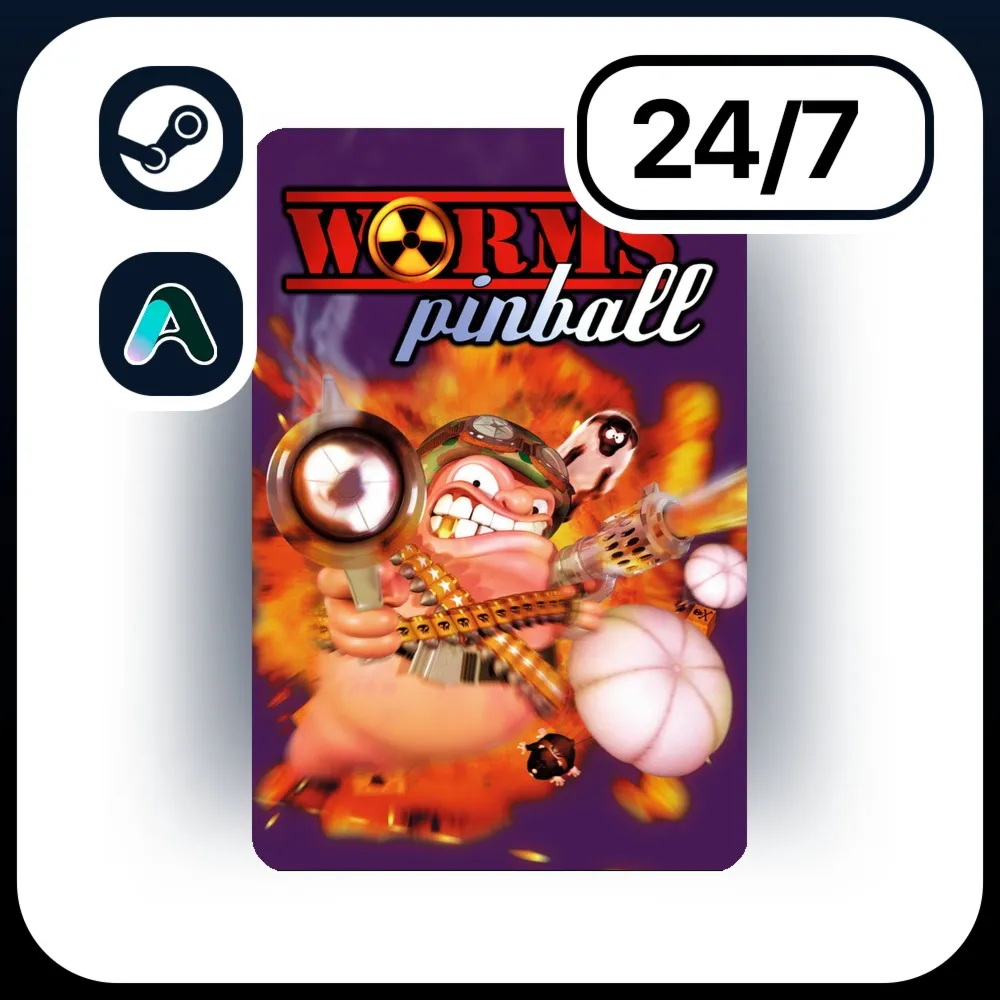 АВТО WORMS PINBALL \ STEAM ПОДАРКОМ ДЛЯ KZ | UA | CIS 24/7