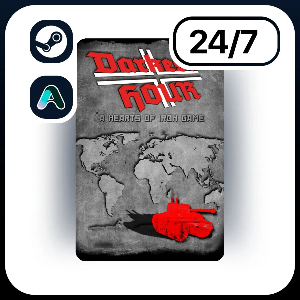 АВТО DARKEST HOUR: A HEARTS OF IRON GAME \ STEAM ПОДАРКОМ ДЛЯ KZ | RU | UA | CIS 24/7