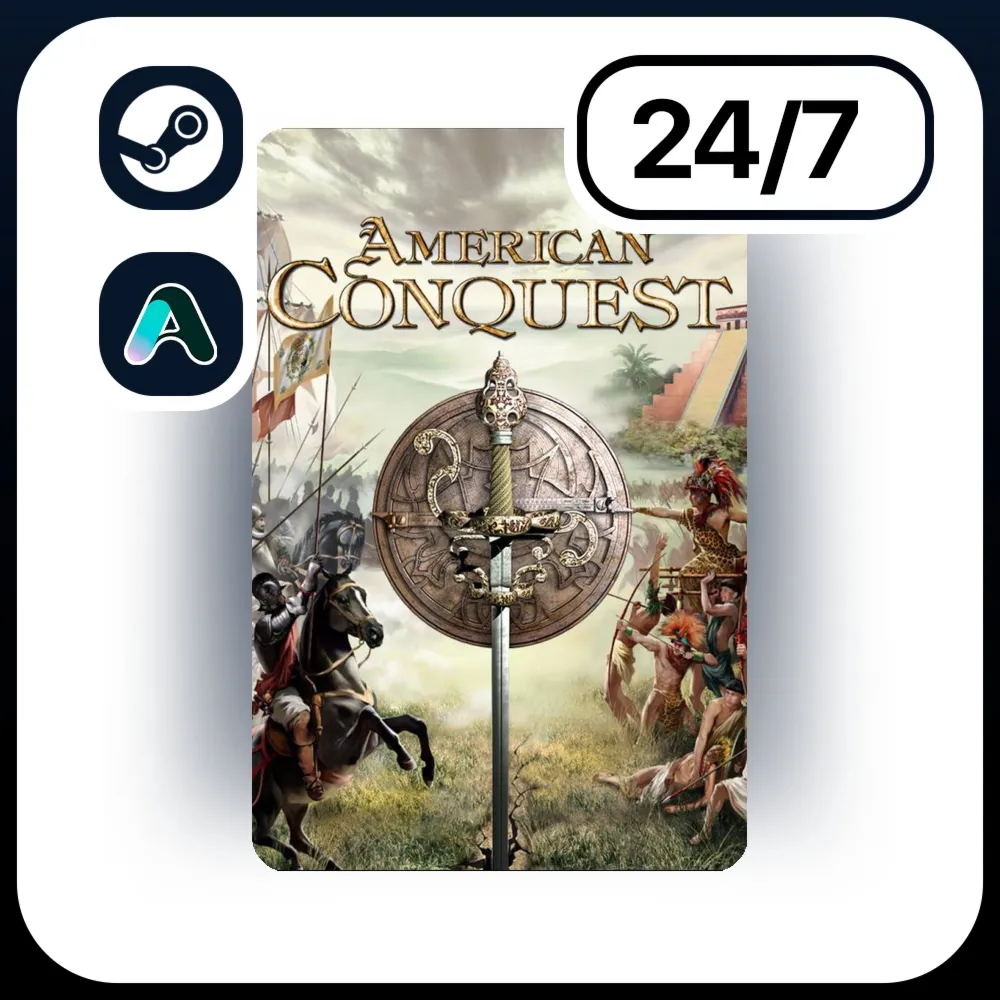 АВТО AMERICAN CONQUEST \ STEAM ПОДАРКОМ ДЛЯ KZ | UA | CIS 24/7