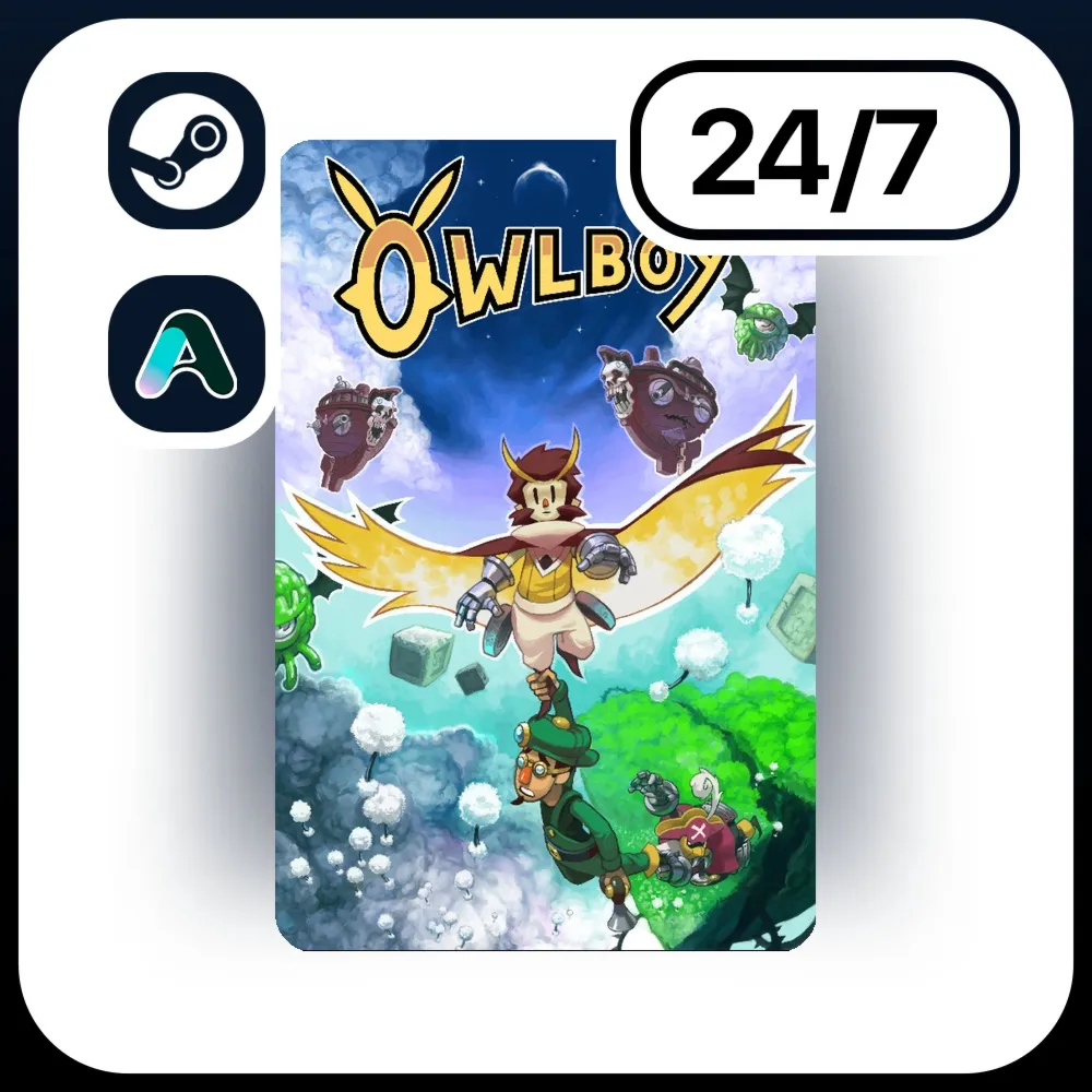 АВТО OWLBOY \ STEAM ПОДАРКОМ ДЛЯ KZ | RU | UA | CIS 24/7