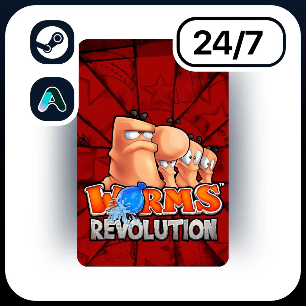 АВТО WORMS REVOLUTION \ STEAM ПОДАРКОМ ДЛЯ KZ | UA | CIS 24/7