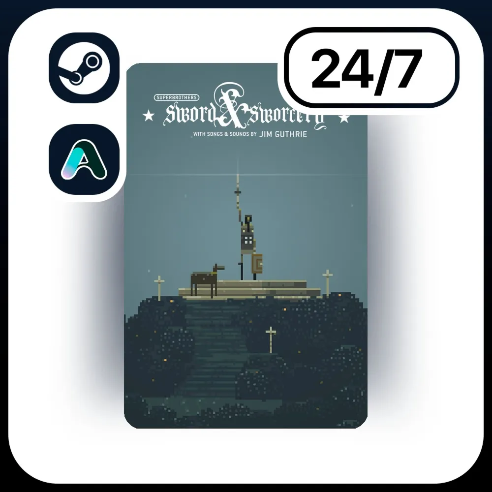 АВТО SUPERBROTHERS: SWORD & SWORCERY EP \ STEAM ПОДАРКОМ ДЛЯ KZ | RU | UA | CIS 24/7
