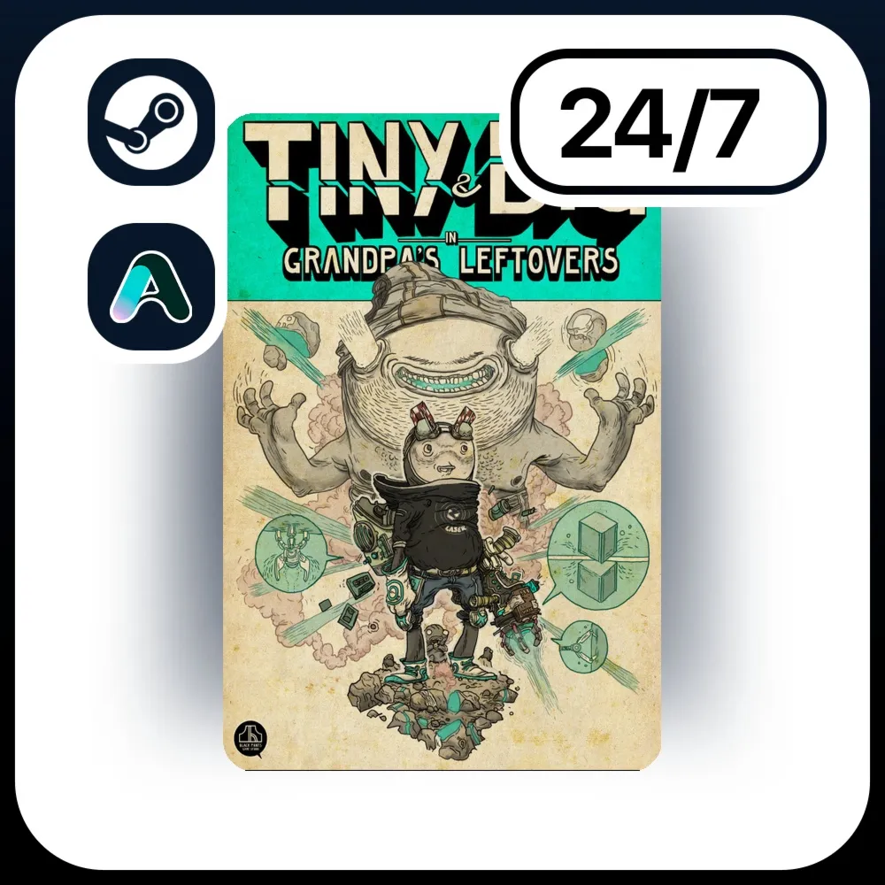 АВТО TINY AND BIG: GRANDPA'S LEFTOVERS \ STEAM ПОДАРКОМ ДЛЯ KZ | RU | UA | CIS 24/7