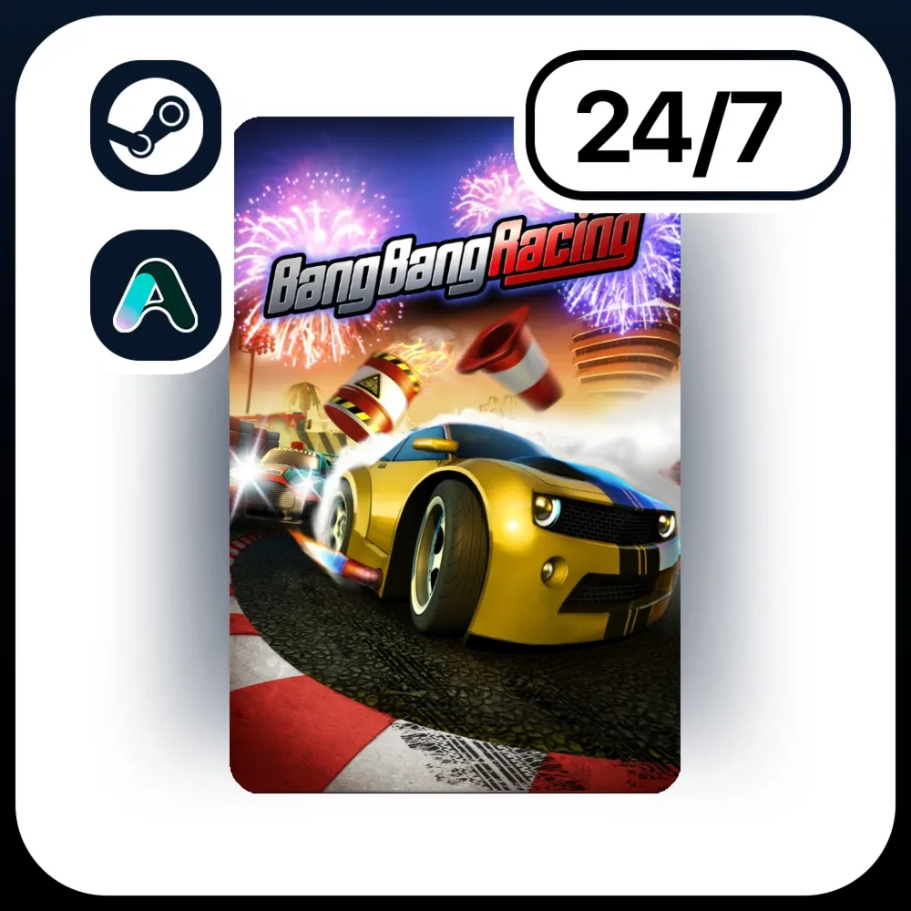 АВТО BANG BANG RACING \ STEAM ПОДАРКОМ ДЛЯ KZ | RU | UA | CIS 24/7