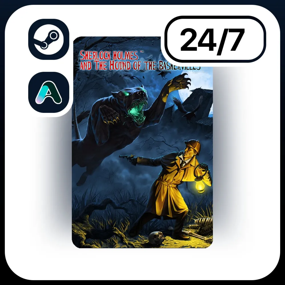 АВТО SHERLOCK HOLMES AND THE HOUND OF THE BASKERVILLES \ STEAM ПОДАРКОМ ДЛЯ KZ | UA |