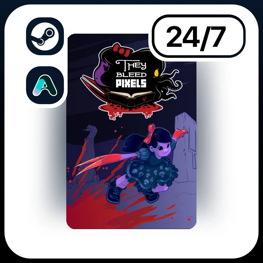 АВТО THEY BLEED PIXELS \ STEAM ПОДАРКОМ ДЛЯ KZ | RU | UA | CIS 24/7