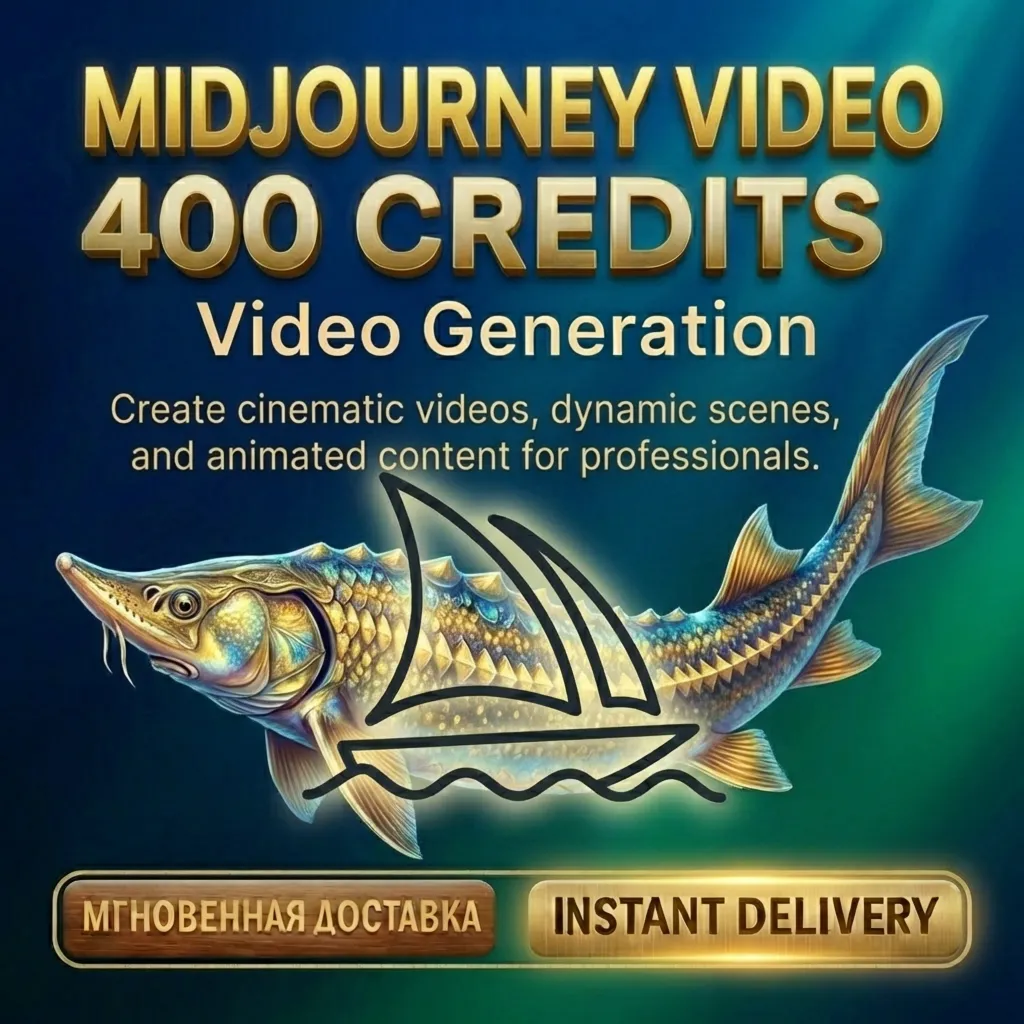 Midjourney Video AI — 400 Кредитов | Image-to-Video Generator