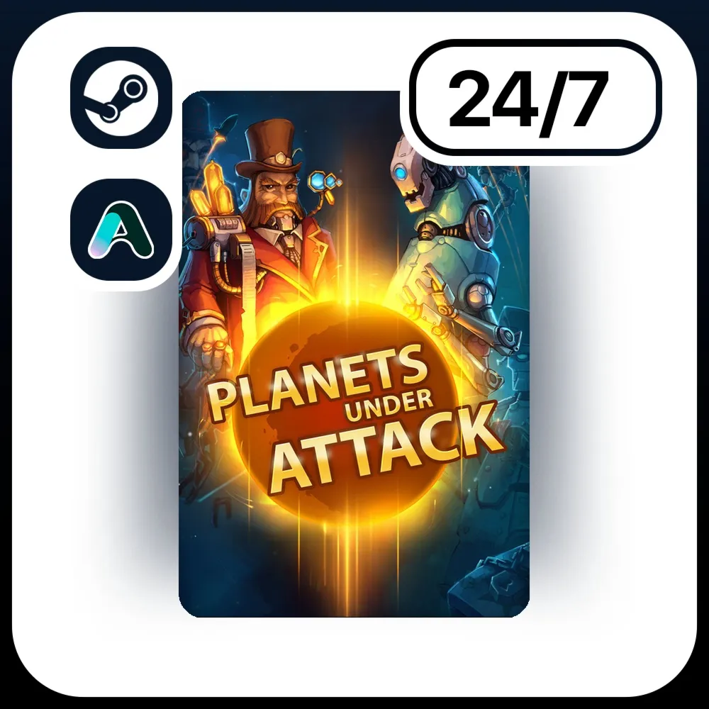 АВТО PLANETS UNDER ATTACK \ STEAM ПОДАРКОМ ДЛЯ KZ | RU | UA | CIS 24/7