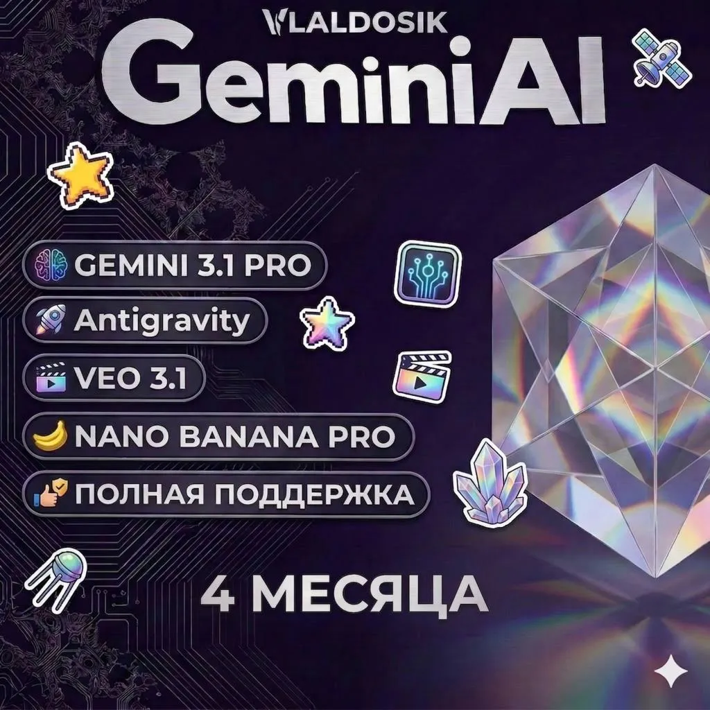 🚀GEMINI AI PRO + ANTIGRAVITY 🚀 4 МЕСЯЦЯ✅ ГОТОВЫЙ АКАУНТ 🔥 2TB CLOUD 🔥  ГАРАНТИЯ