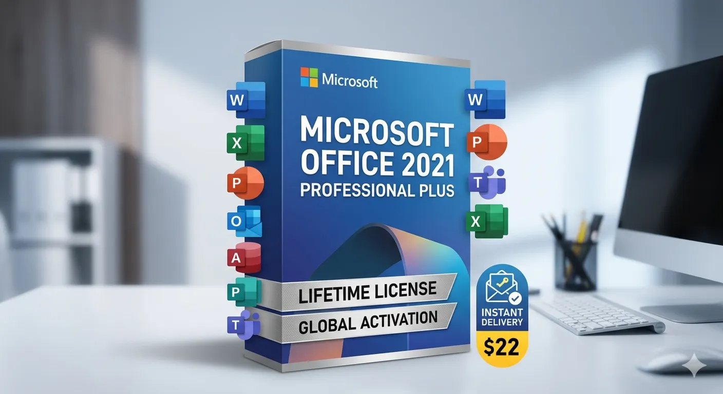 Microsoft Office 2021 Professional Plus – пожизненная лицензия – глобальная активация