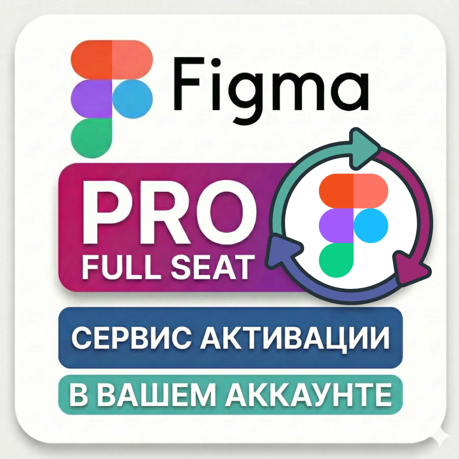Figma Pro EDU—Full | Обновление / Продление / Активация на вашем аккаунте | 6 месяцев