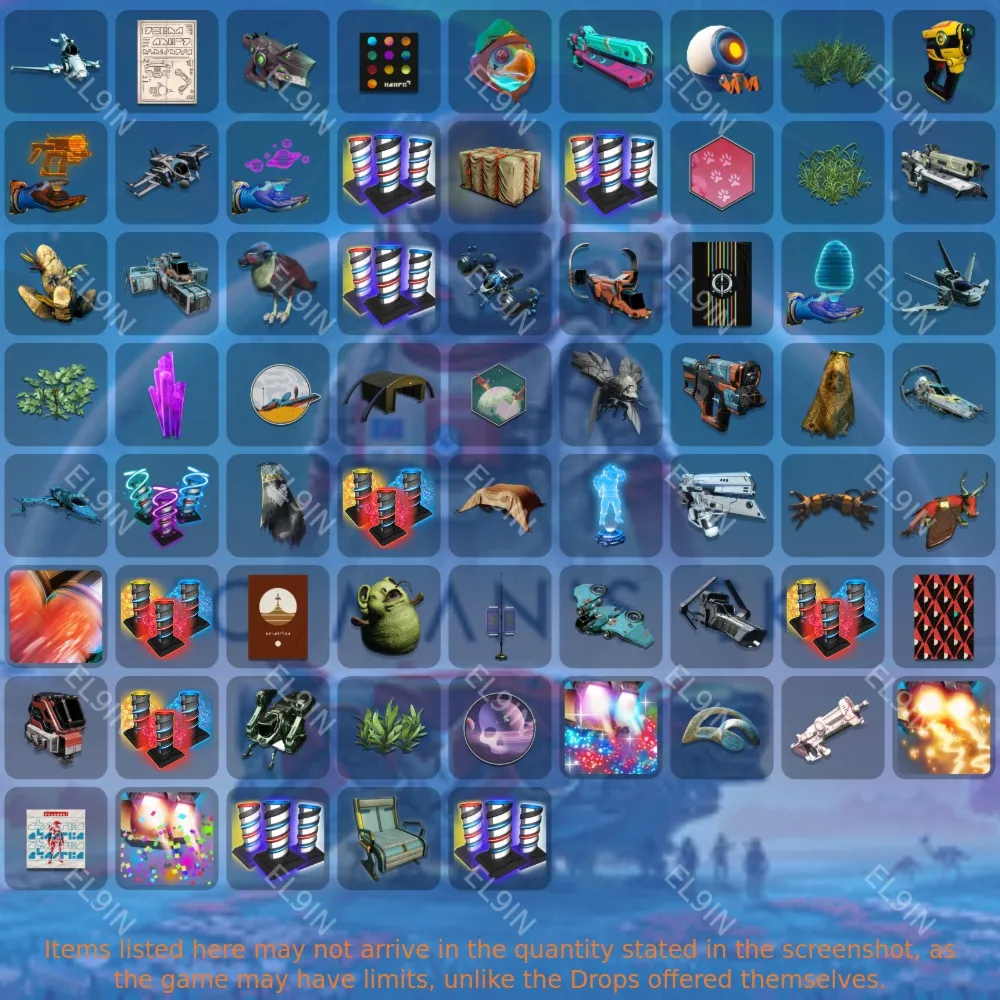 ⚡No Man's Sky🚀Твич Дропсы⭐77 предметов + 🎁