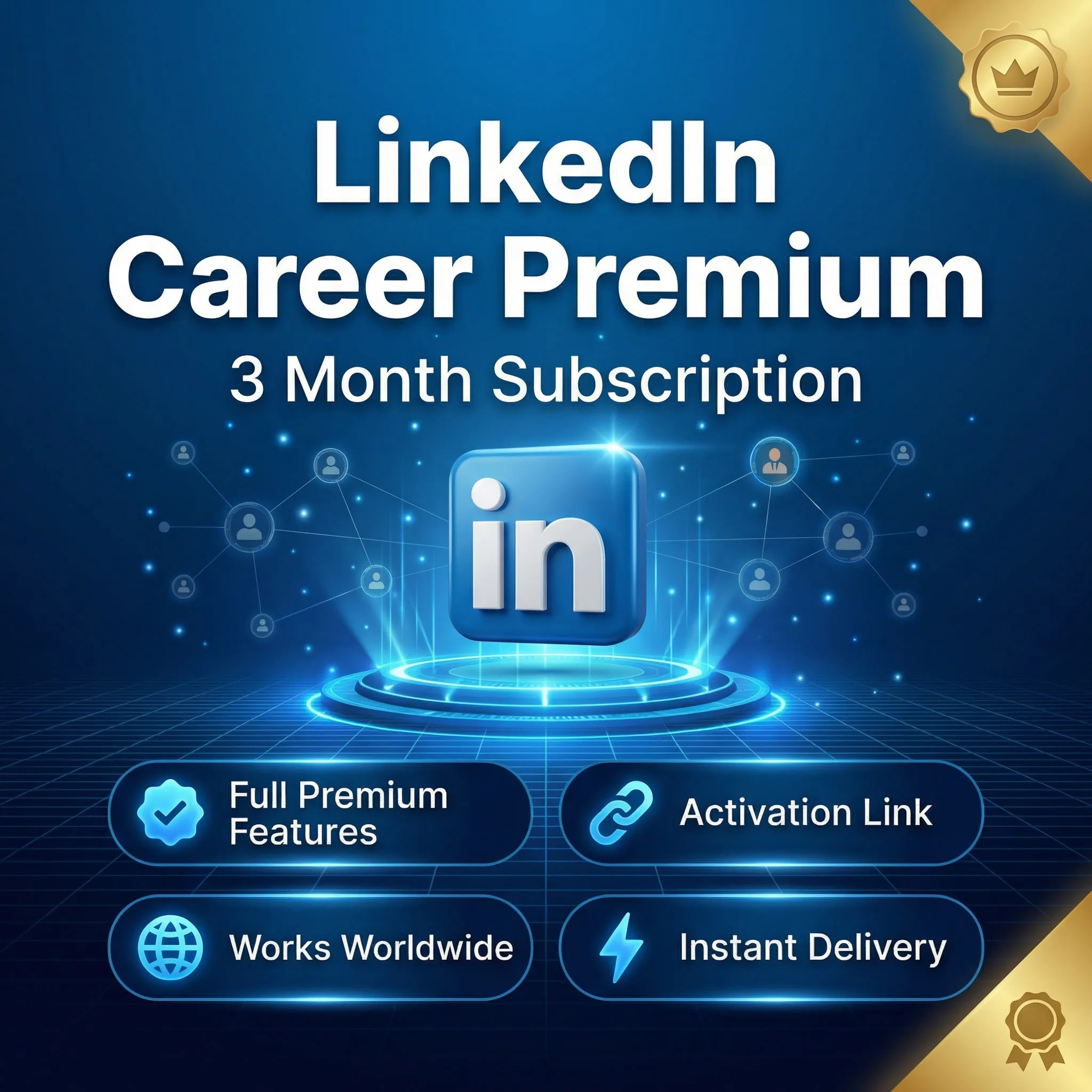 LinkedIn Career Premium – подписка на 3 месяца