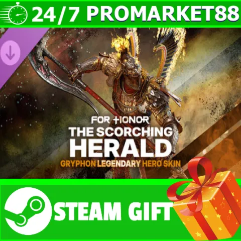 ️The Scorching Herald – Gryphon Legendary Hero Skin – FOR HONOR