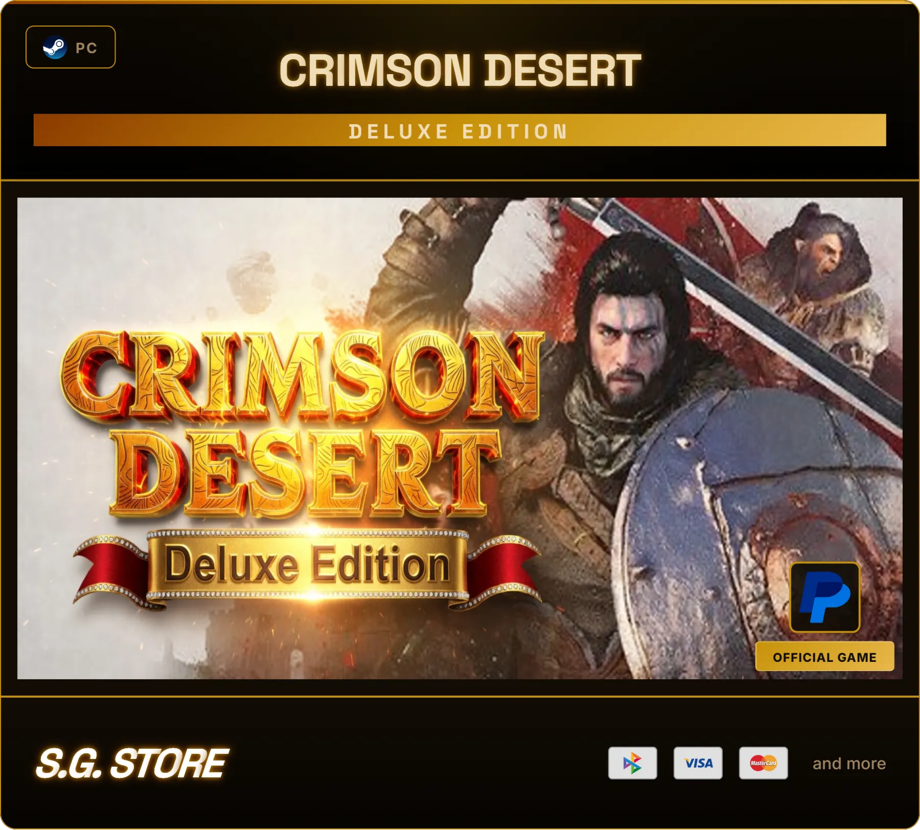  Crimson Desert Deluxe Deluxe Edition Steam Offline