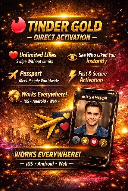 💘 Tinder Gold | 1w–12mo | ❤ ️ Безлимитные лайки | ⚡ Быстрая активация 🌍